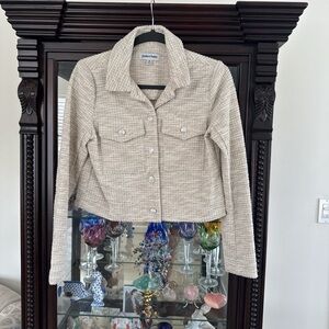 Shelby Palmer Crop Cream Jacket